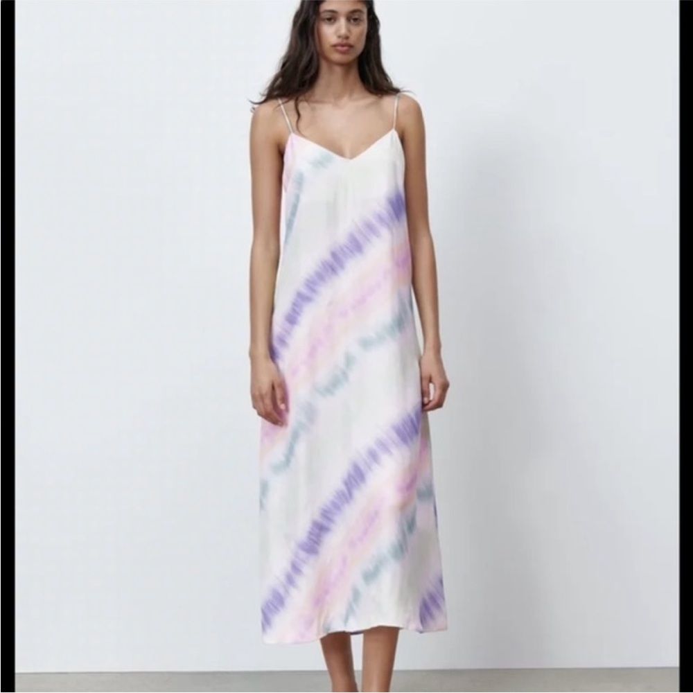 Tie dye zara dress - large size